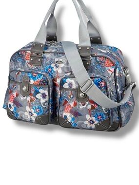 Oilily Weekender Tote Bag Summer Birds Hummingbird